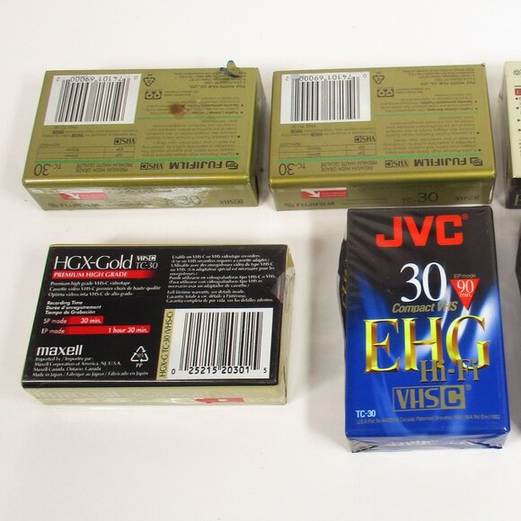 6 VHS-C TC-30 Camcorder Blank Video Cassette Tapes NEW SEALED - Picture 3 of 8